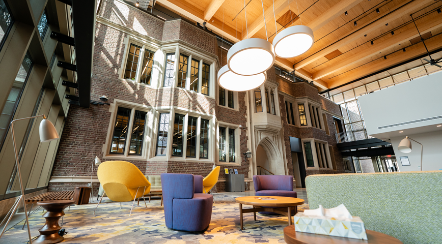 Interior of Frist Health Center