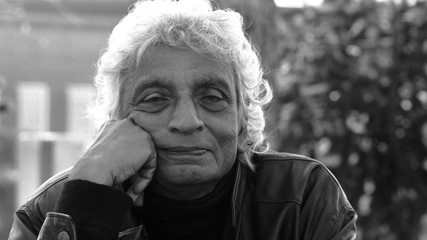 Black and white photo of Gananath Obeyesekere