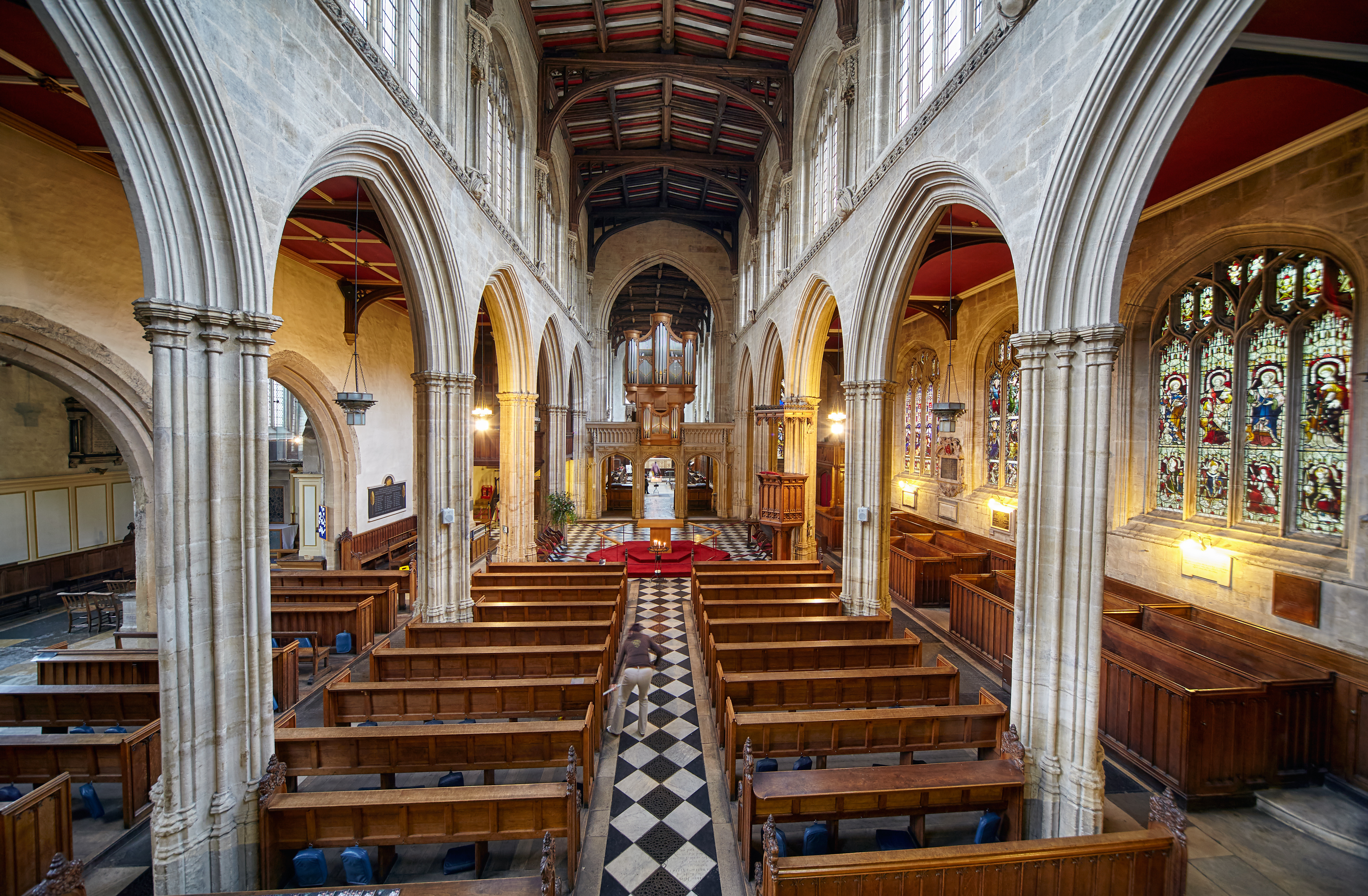 Inside view of the Church of St. Mary the Virgin