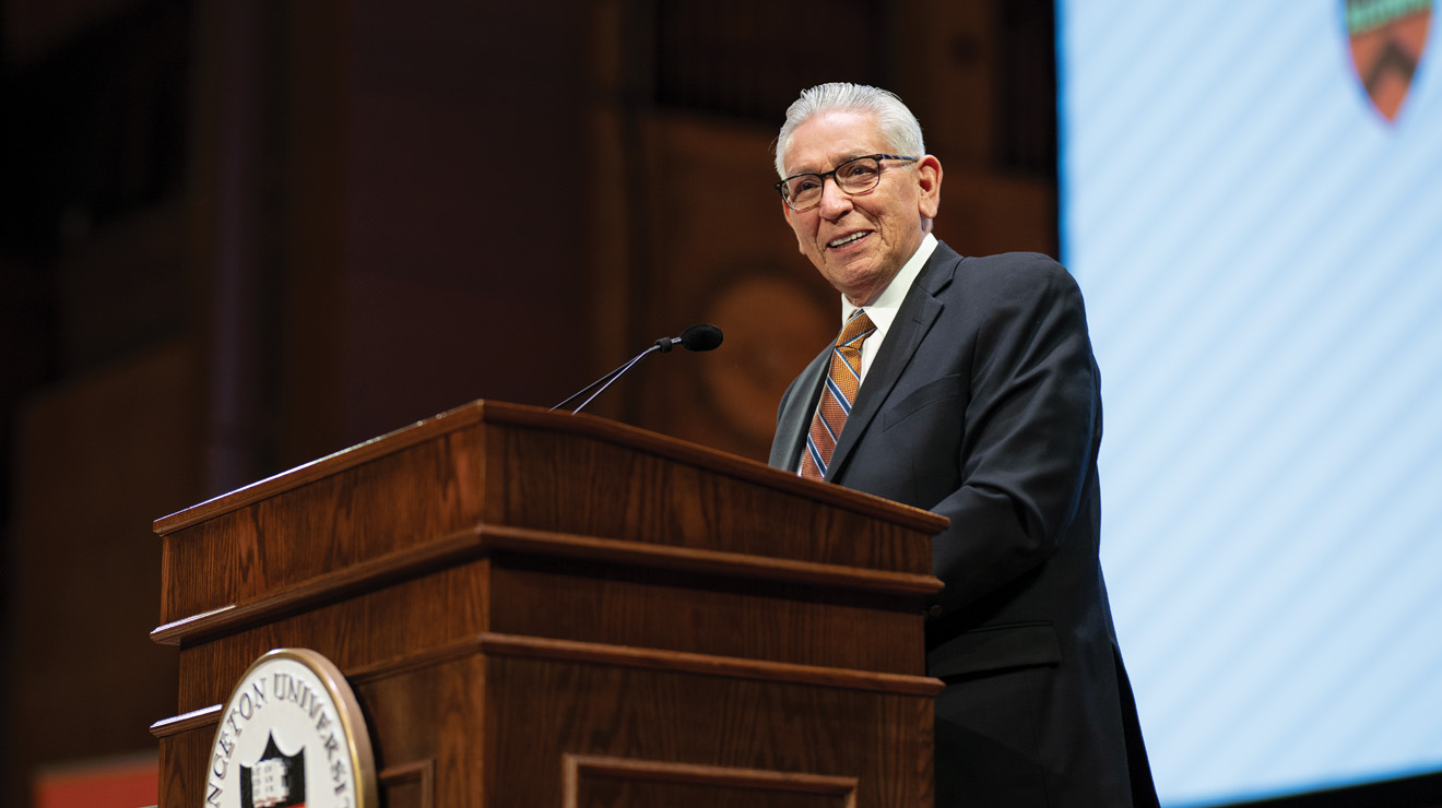 OTC_Alumni Day Kevin Gover.jpg Kevin Gover ’78 speaks in Richardson Auditorium