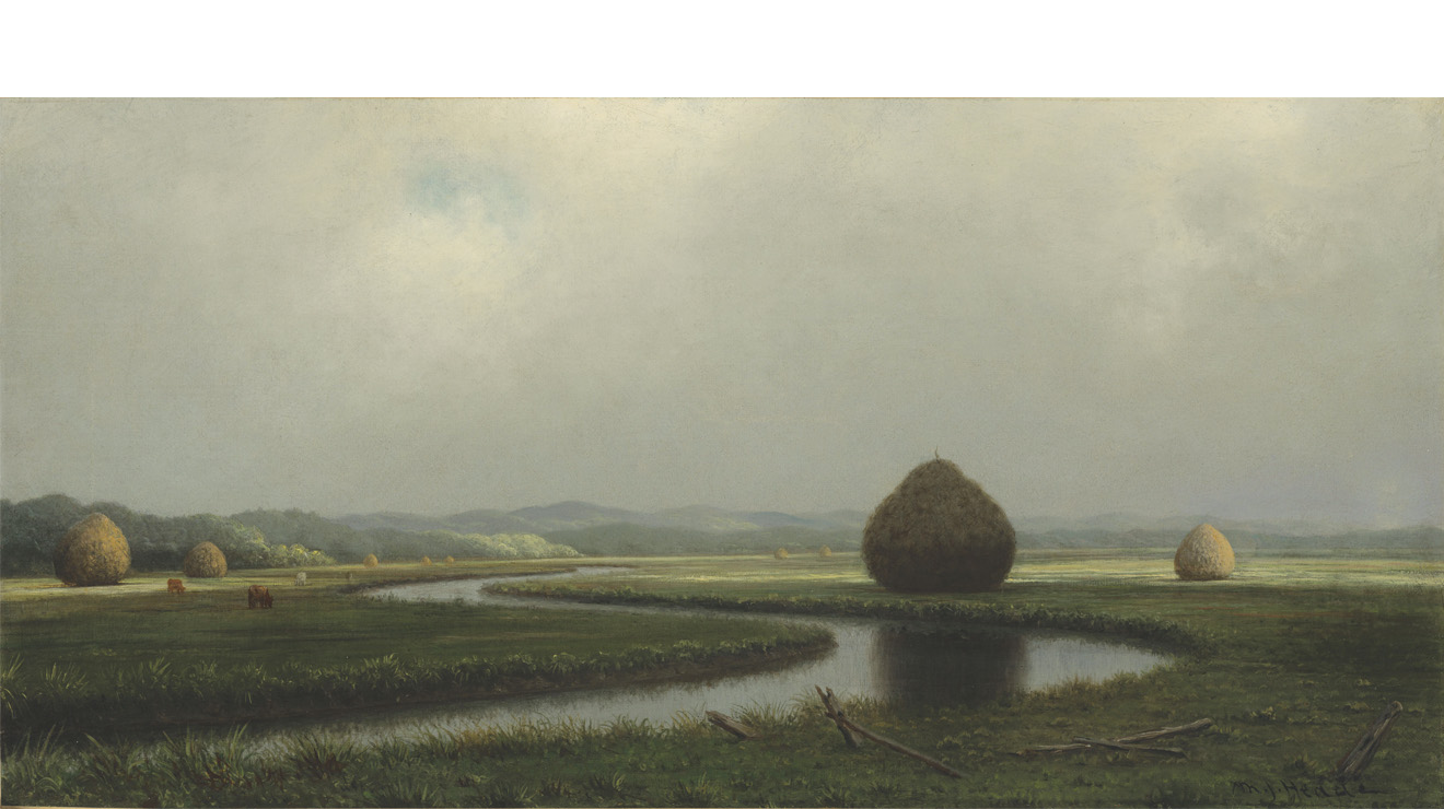 RG_Art Museum Newburyport Marsh.jpg Martin Johnson Heade’s Newburyport Marsh (Marsh Haystacks), ca. 1871–75, oil on canvas