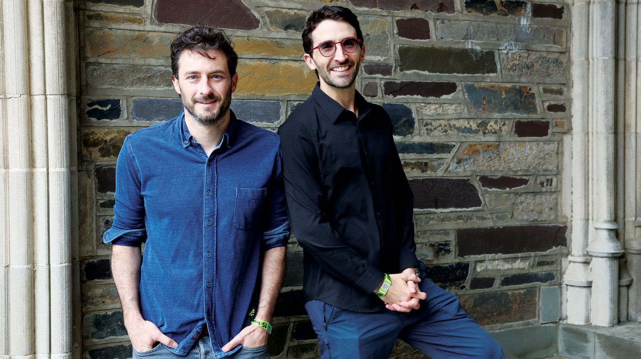 PRINCE_Fortell creators.jpg COLE MORRIS ’10, left, and MATTHEW DE JONGE ’10