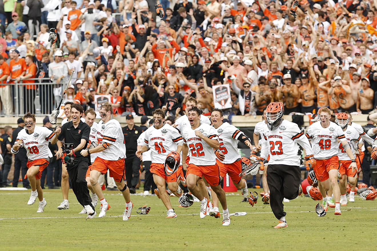 USATSI_29053502.jpg Princeton players celebrate by running onto the field