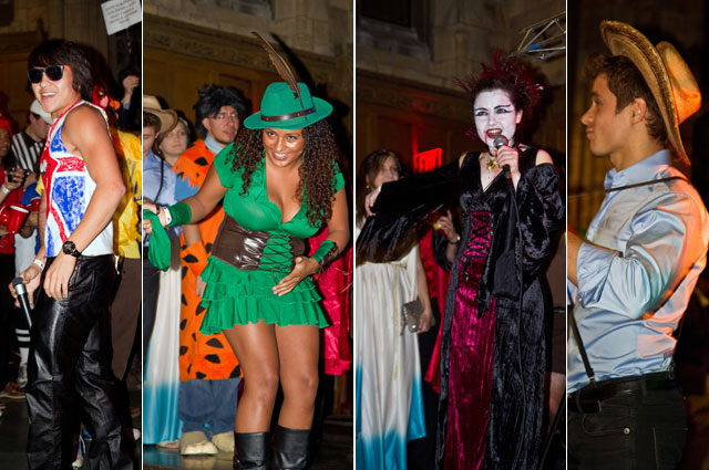 Costumes ranged from rock 'n' roll to Robin Hood. (Photos by John O'Neill '13)