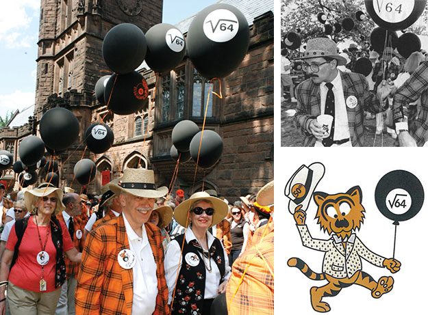 (Credits, clockwise from left: Beverly Schaefer; Larry French/PAW Archives; Class of 1964)