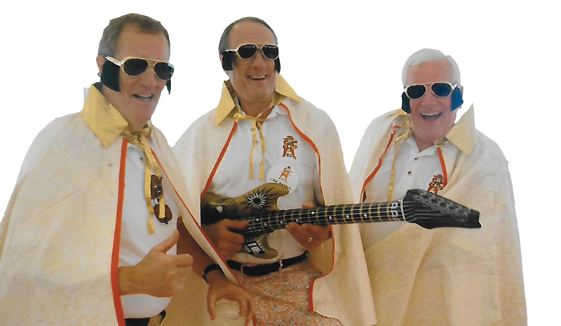 Men dressed as Elvis