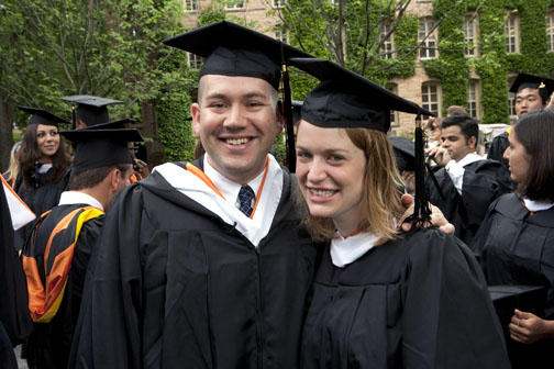 Dan Korn ’09 and Jackie Bello ’09.