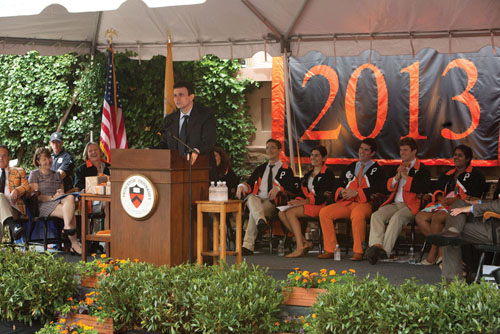 David Remnick '81 spoke about freedom at Class Day.