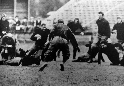 Hobey on the run: On land