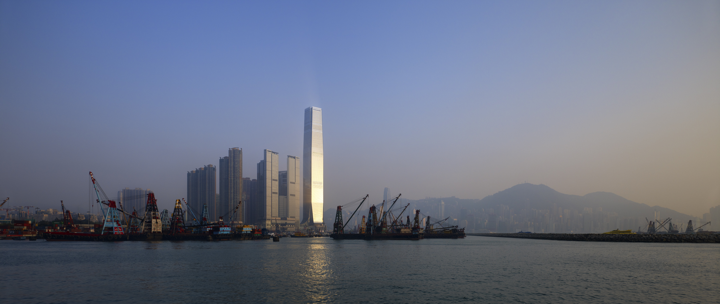 The 118-story International Commerce Centre (ICC) tower is the tallest building in Hong Kong. (Photo: Tim Griffith)
