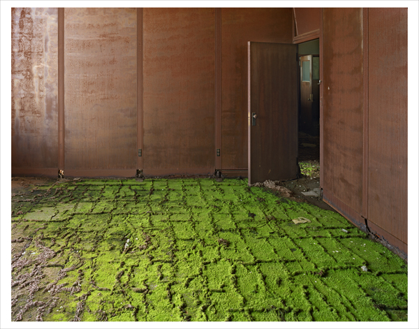 Andrew Moore, American, born 1957. Model T Headquarters, Highland Park, from the series Detroit, 2009. Digital inkjet print, 91.4 x 115.6 cm. Princeton University Art Museum, gift of the artist, Class of 1979, in honor of Emmet Gowin (2009 115). © 2009, 