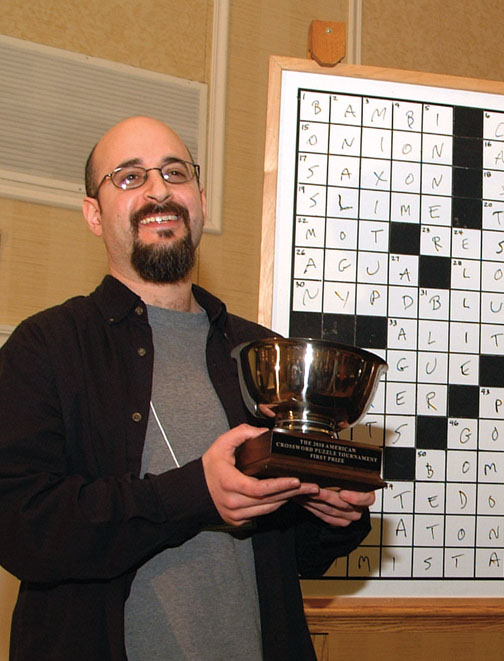 Dan Feyer ’99, 2010 American Crossword Puzzle Tournament champion. 