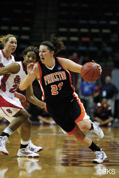 Addie Micir ’11 in action vs. St. John’s.