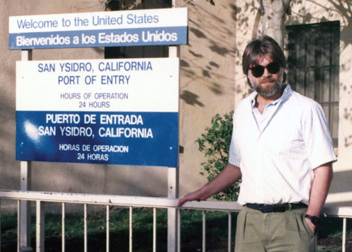 Massey at the U.S.-Mexico border in 1988, six years after the MMP was created.