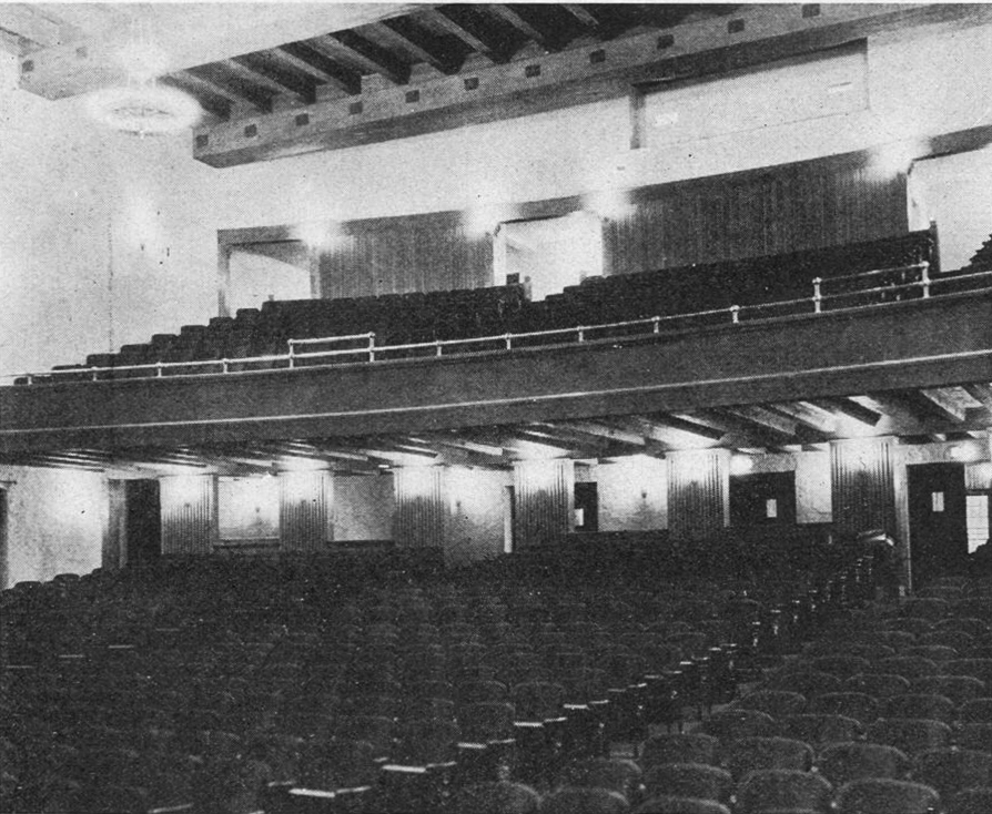 1930 views of the exterior and interior of McCarter Theatre.