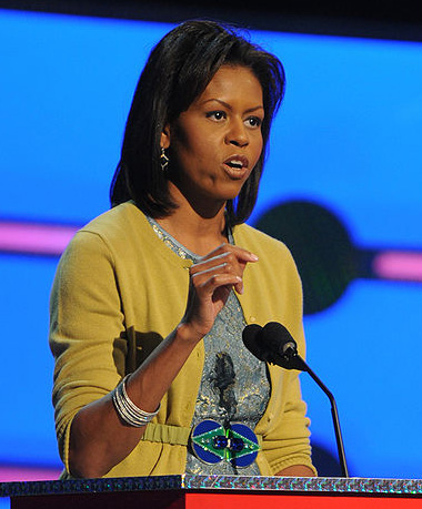 Michelle Obama '85 speaks at the "Kids' Inaugural: We Are the Future" concert Jan. 19 in Washington, D.C.