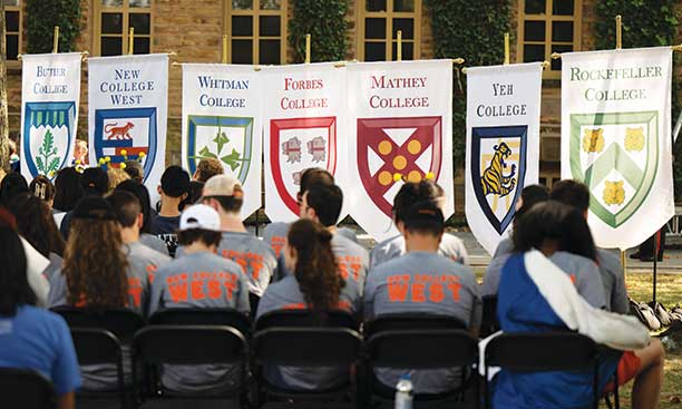 Freshmen are housed in seven residential colleges