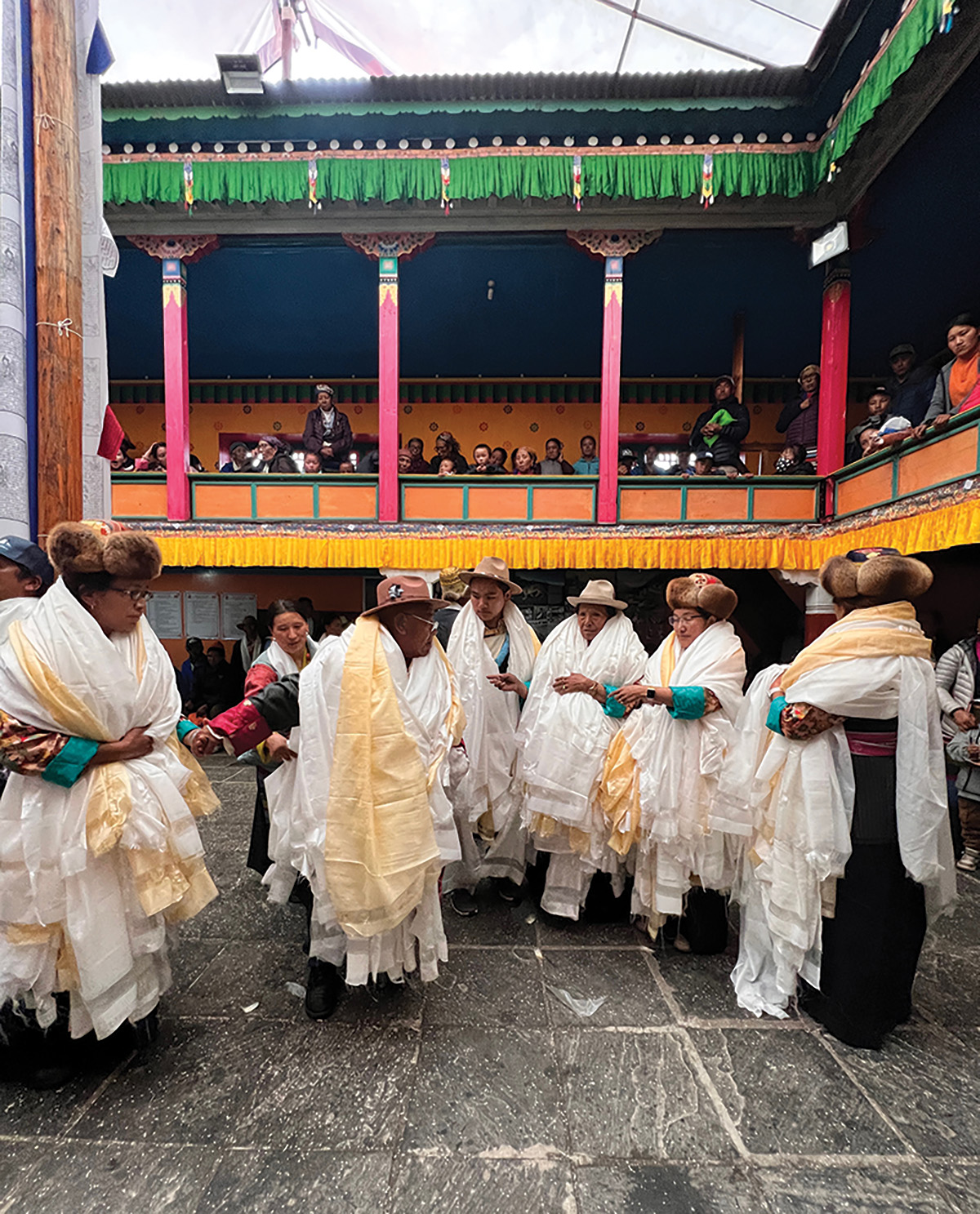 The Dumji festival at the monastery in Pangboche