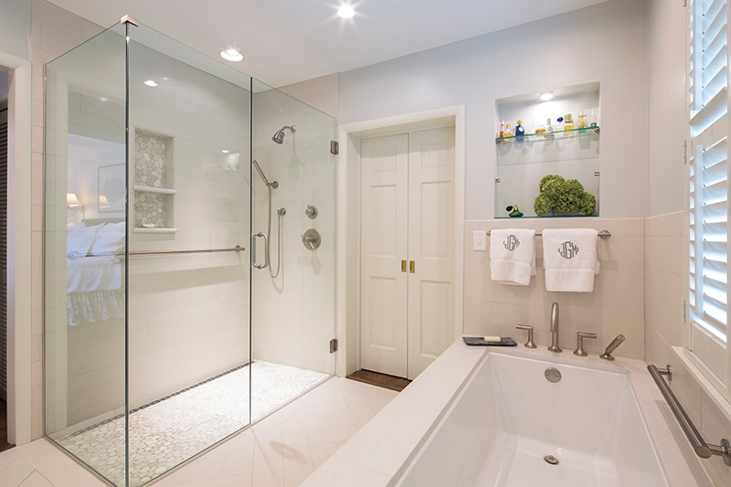 Bathroom designed by Taylor Plosser Davis ’93