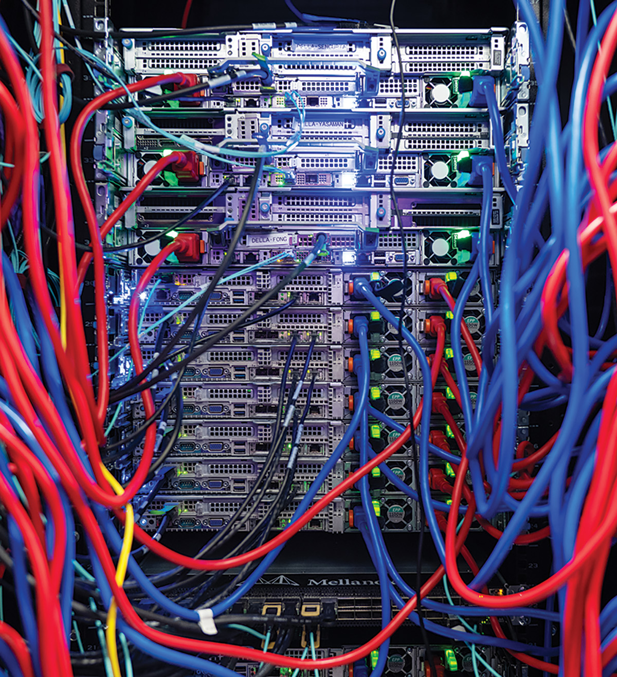 Cluster of 300 Nvidia H100 GPUs.