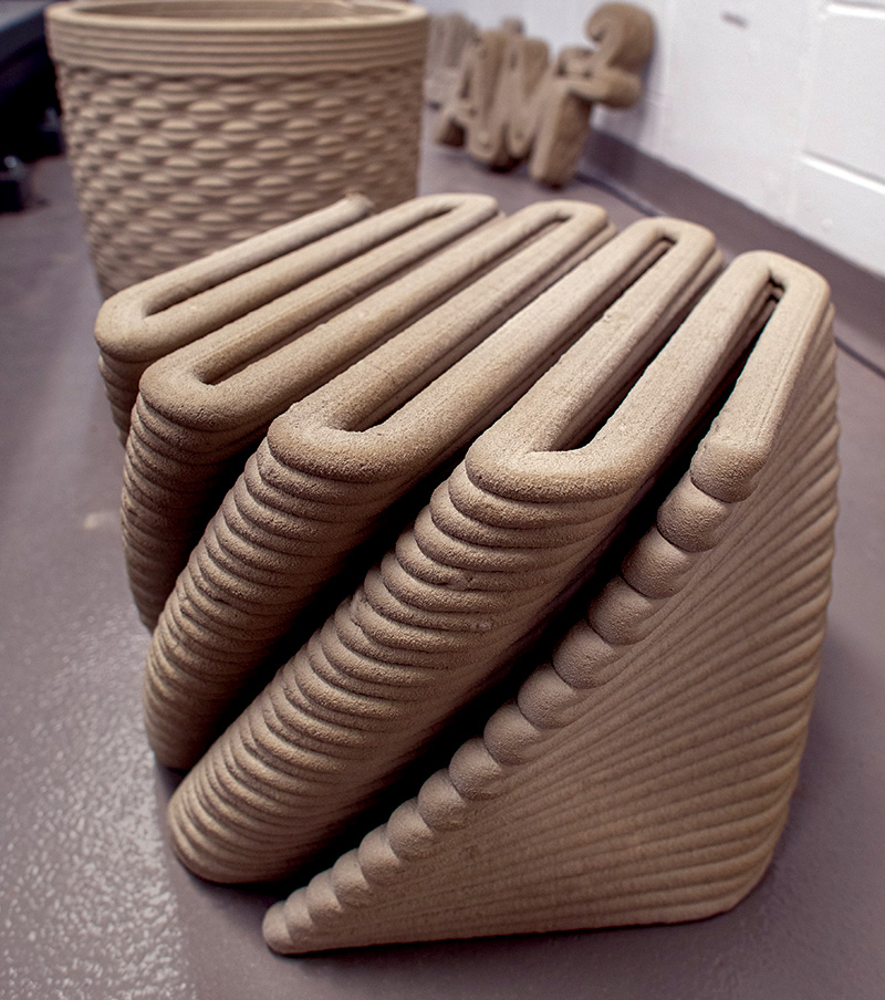 3D printed concrete