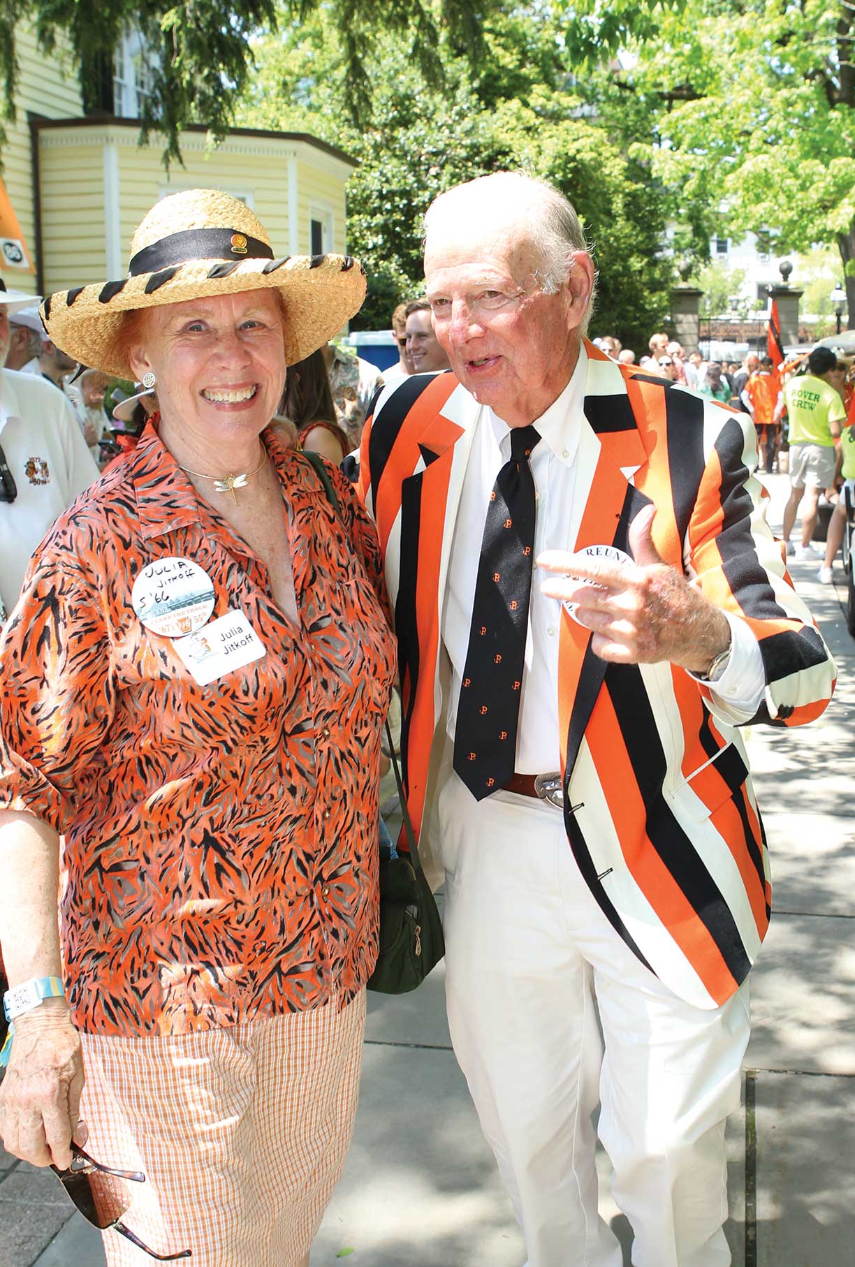 Julia Jitkoff s&rsquo;66 and James A. Baker &rsquo;52