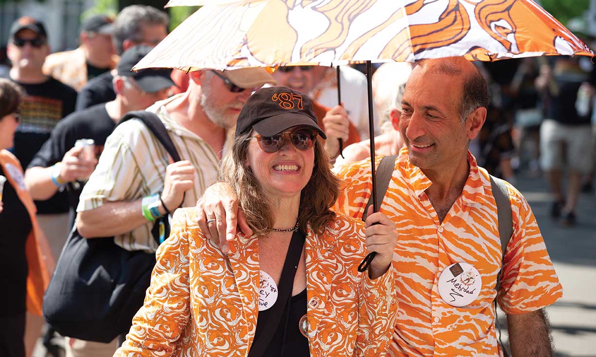 Whitney White Kazemipour &rsquo;87 and Mehrdad Kazemipour,