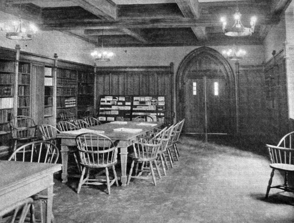 The new engineering lab library, 1928: on their own.