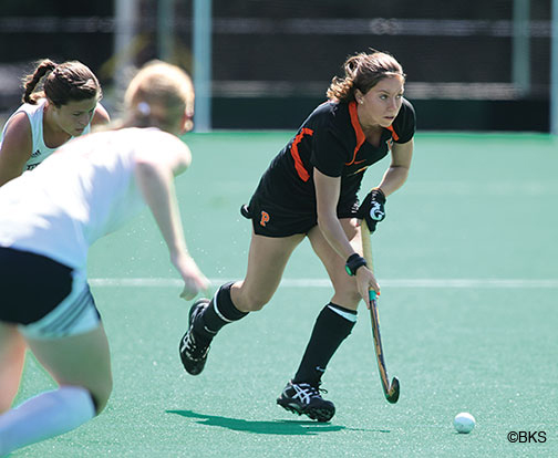 Sydney Kirby ’15 is one of two starters remaining from Princeton’s 2012 national- championship team.