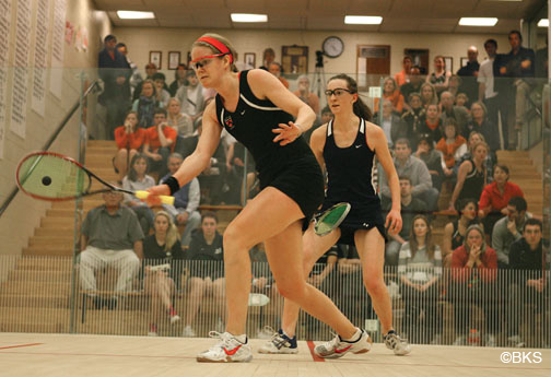Julie Cerullo ’13 is the nation’s fourth-ranked women’s college squash player, thanks to her ability to tailor her strategy to her opponent.