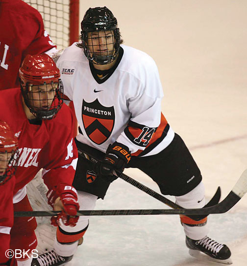 Andrew Ammon ’14 has been a standout for men’s hockey.