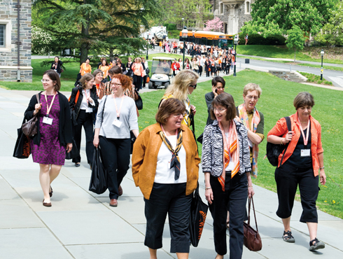 2011: Four decades after the beginning of coeducation on campus, Princeton hosts “She Roars,” a conference that draws 1,400 alumnae. In town-gown news, the University’s proposed arts-and-transit neighborhood runs up against opposition from residents