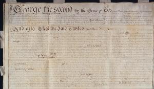 College of New Jersey Charter, 1748 