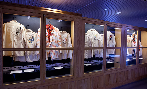 That’s Bob Rodgers ’56’s blazer among the beer jackets.