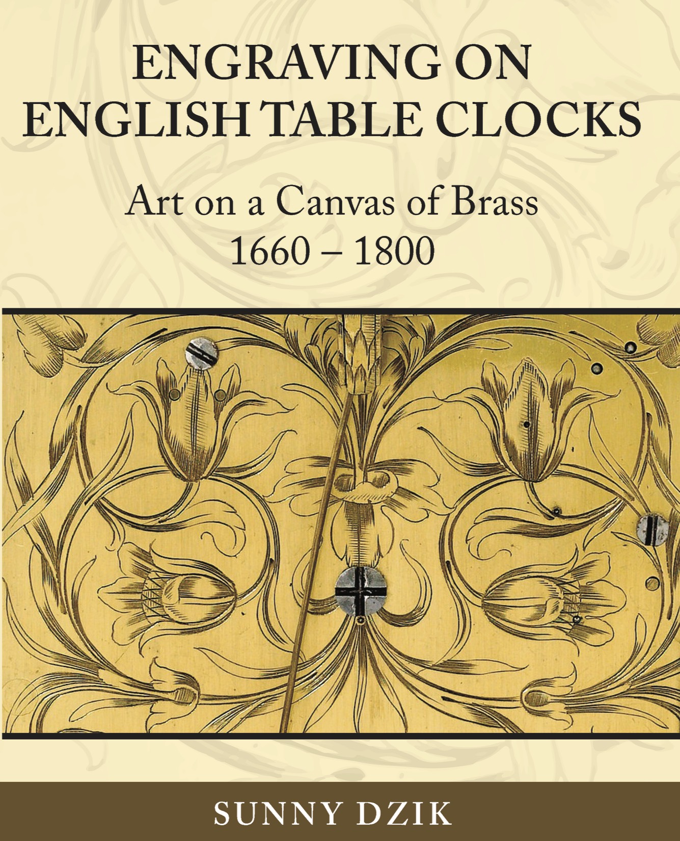 Engraving on English Table Clocks Art on a Canvas of Brass, 16601800