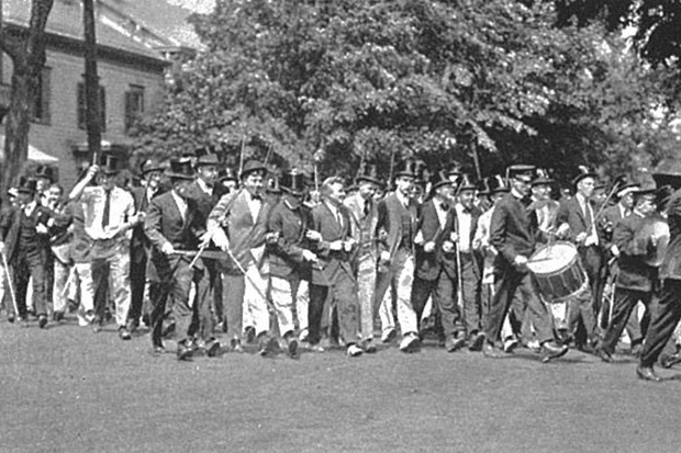 The annual "high-hat parade."
