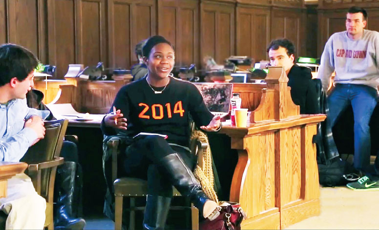 Senior thesis workshops are sources of “structure, solidarity, caffeine, pizza, and chocolate.”