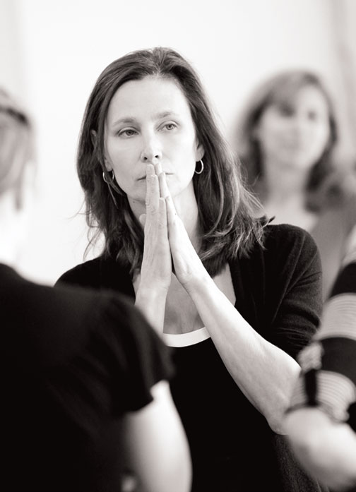 pres_image.jpg Program in Dance Director Susan Marshall at work with Princeton students.