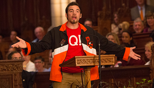 Jake Robertson ’15 at Class Day