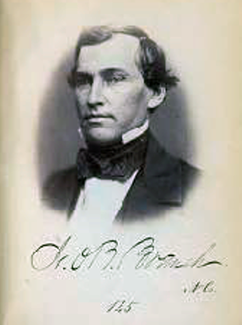 portrait of lawrence o'bryan branch as a congressman in the 1800s