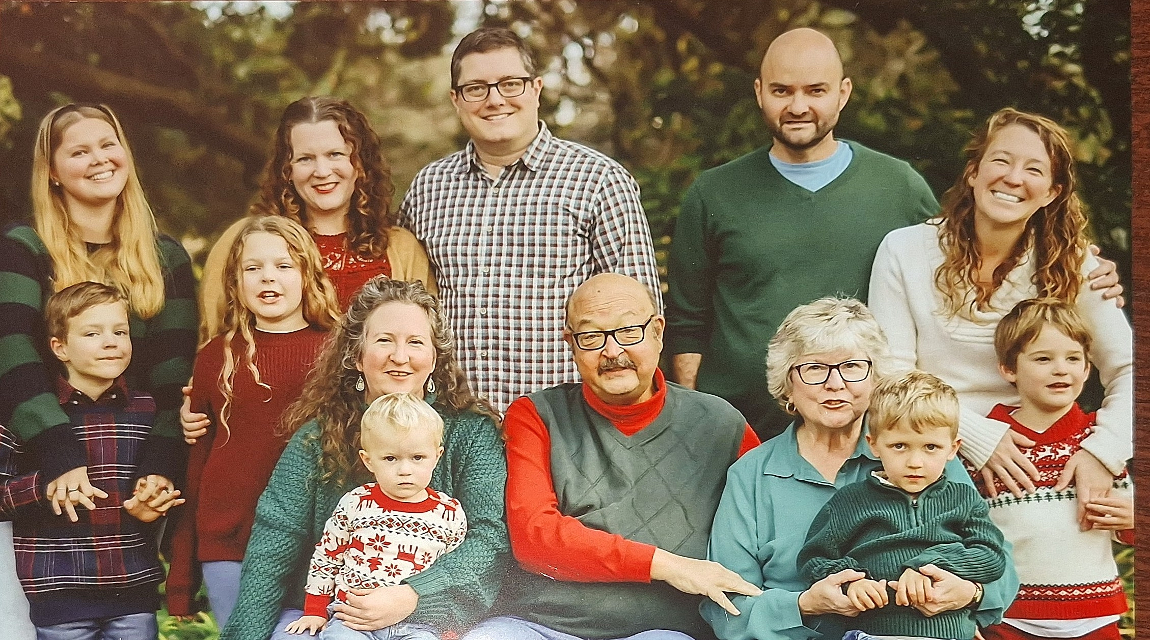 Photo of Toy and his extended family