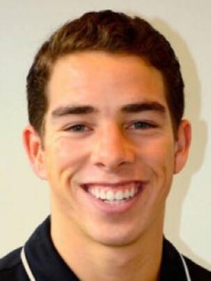 Heps pole vault champion Adam Bragg â16 (Office of Athletic Communications)