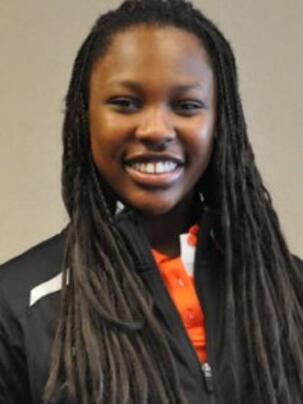 Goalie Ashleigh Johnson â16 was named MVP of the CWPA Tournament. (Office of Athletic Communications)