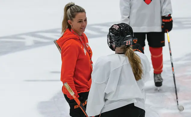 Hockey Coach Cara Morey and Rowing Coach Marty Crotty ’98 Step Down Hockey Coach Cara Morey and Rowing Coach Marty Crotty ’98 Step Down
