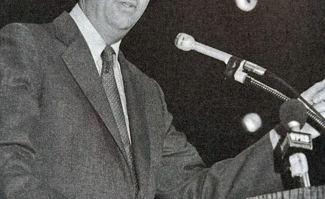 031187-bradley-wilson-award-3_0.png Bill Bradley ’65 in Alexander Hall