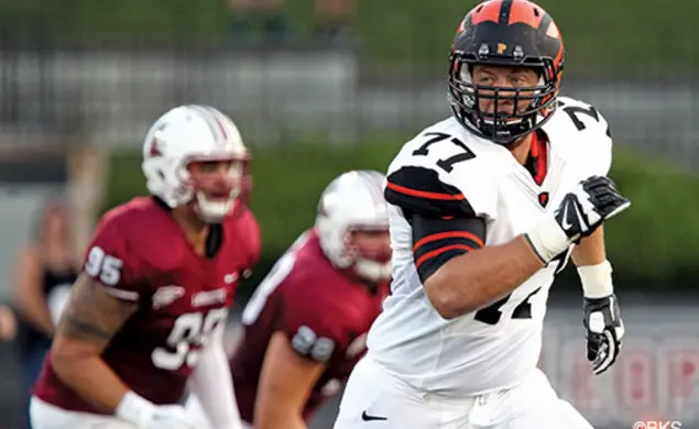Mason Darrow ’17 is the only openly gay player in Division I football.