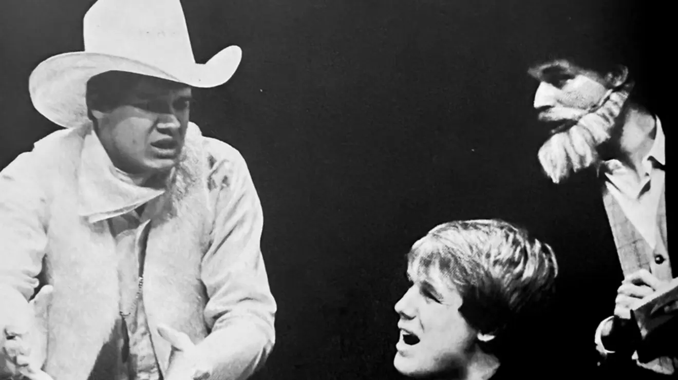 Brookshields_May1984_6.jpg Black and white photo of the 1984 Triangle show "Revel Without a pause", starring Brooke Shields ’87