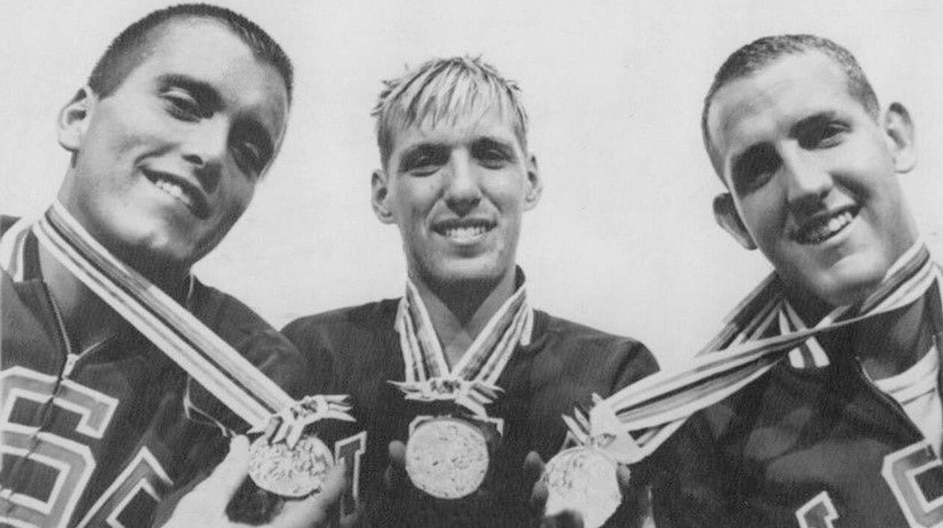 Jed Graef ’64 posing with medal