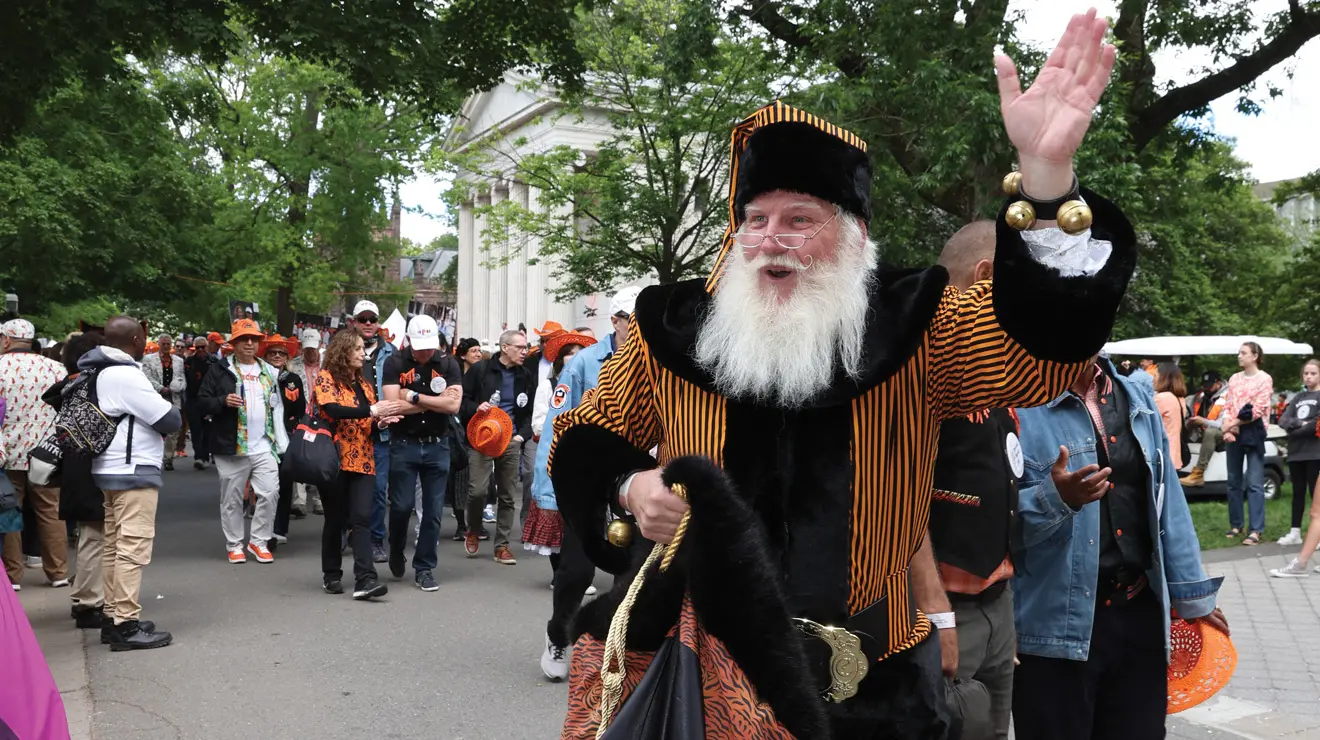 Santa Claus is either an alumnus or that’s Doug Eberhardt ’85.