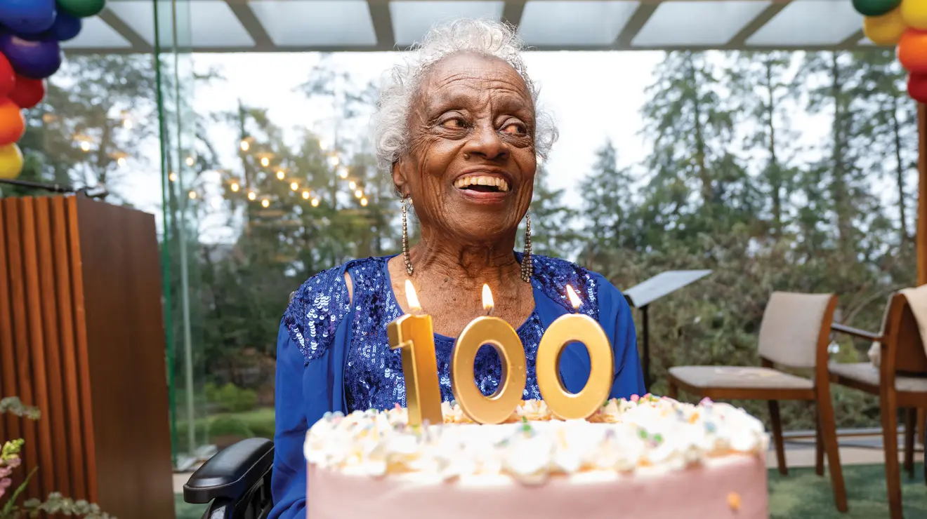 OTC_Cecelia B. Hodges Drewry 100th Birthday.jpg Cecelia B. Hodges Drewry, a former assistant dean of the college, celebrated her 100th birthday at Prospect House in January with Princeton friends from both town and gown.